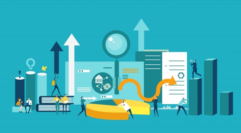 illustration of financial processes